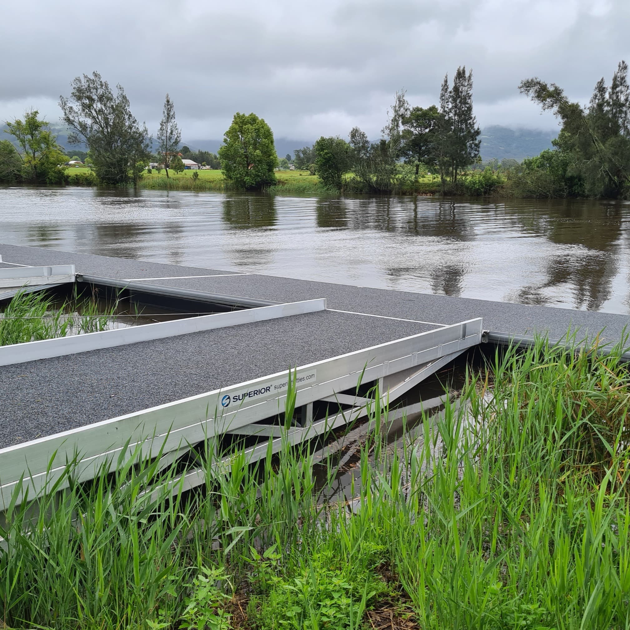 Waterfront Pontoon Construction